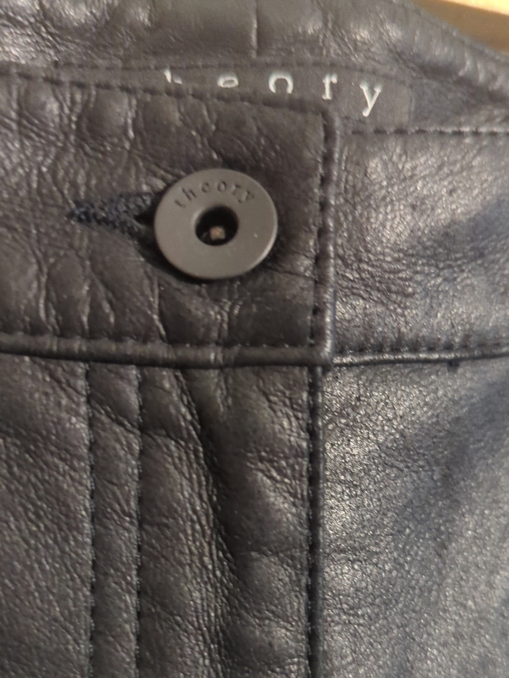 THEORY lambskin pants - size 6 - Picture 7 of 12